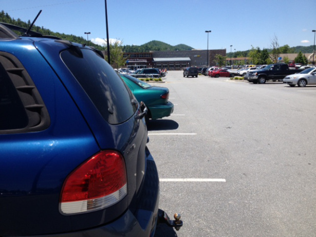 Purposely parked here to get some extra steps. Made finding a parking spot easy.