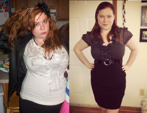 In progress! This is me 30lbs lighter than the picture on the left!