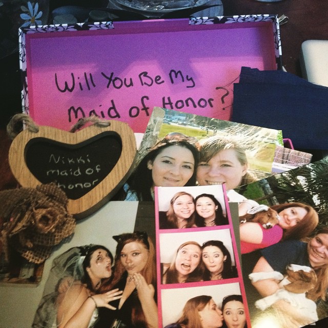 I said yes! Best package ever! So excited for Ashley's wedding! And for being friends for more than 17 years!